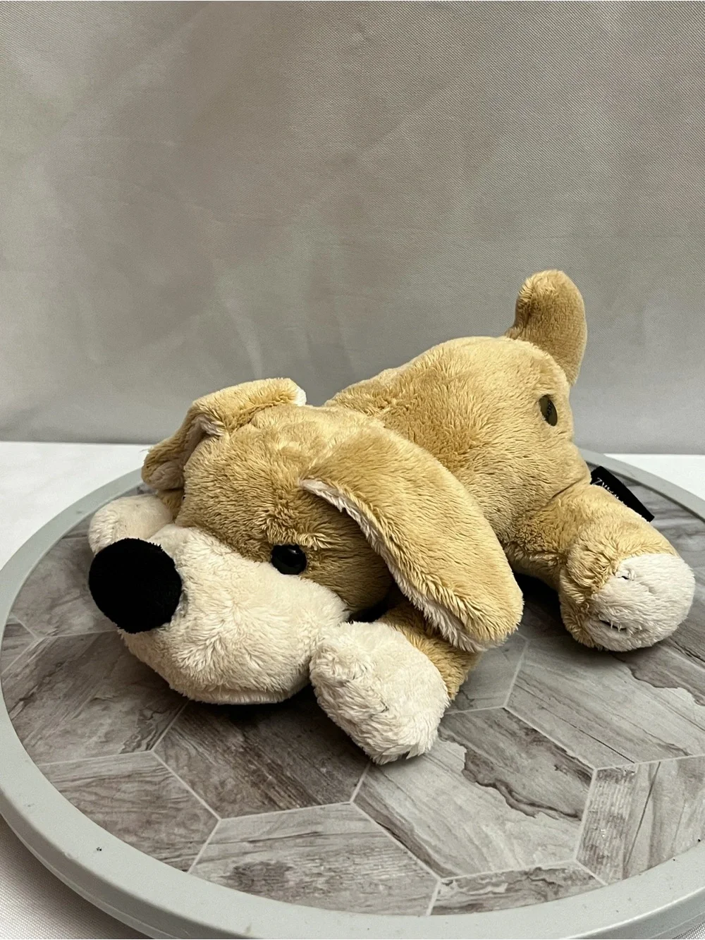 FAO Schwarz Tan Puppy Dog Plush Stuffed Animal 8” 2018